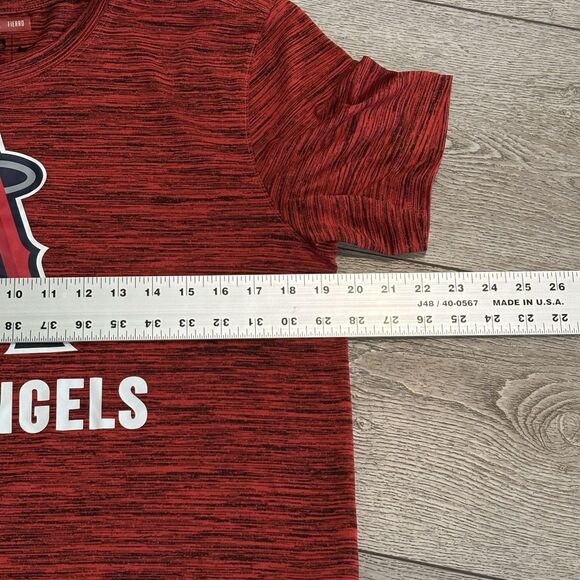 MLB Los Angeles Angels Anaheim Nike Dri Fit Team Issued Shirt Athletic Workout - Picture 6 of 8
